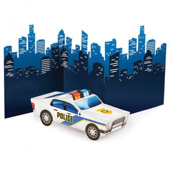 3D-Tischdeko "Coole Polizei" 68,5 cm