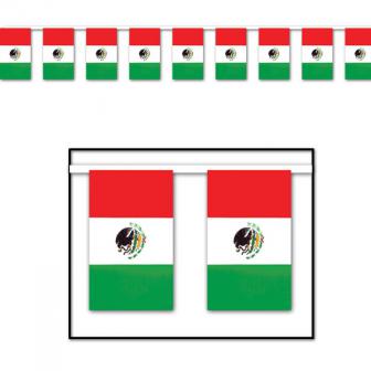 Flaggen-Girlande Mexiko 18,3 m