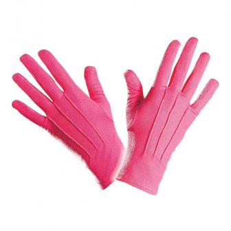 Einfarbige Handschuhe "Farbenfroh" 23 cm-pink