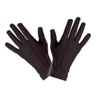 Einfarbige Handschuhe 22 cm-schwarz