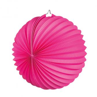 Einfarbiger Lampion 23 cm-pink