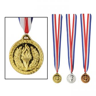Glänzende Medaille "Gewinner"