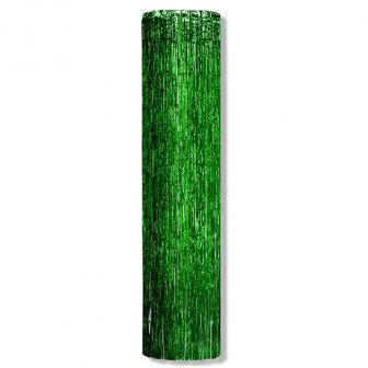 Glamouröse Deckendeko aus Lametta 240 cm-grün