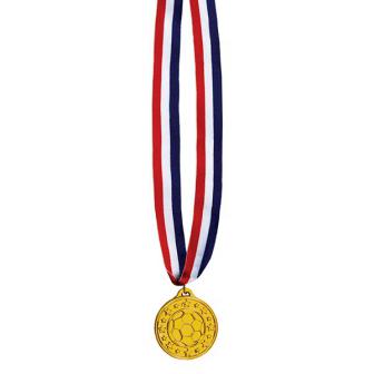 Gold-Medaille "Fußball" 43 cm