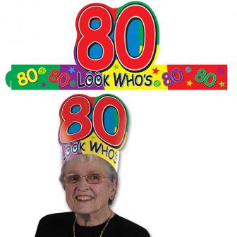 Kopfschmuck "80. Geburtstag"