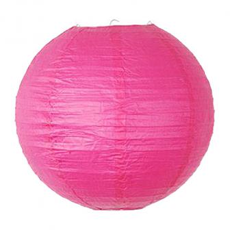 Großer einfarbiger Lampion-45 cm-pink