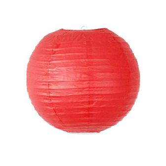 Großer einfarbiger Lampion-35-cm-rot