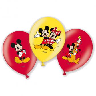 Luftballons "Micky ist fröhlich" 6er Pack
