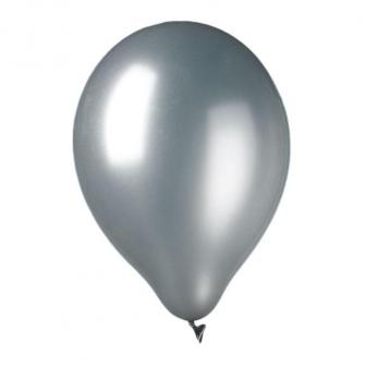 Luftballons Metallic 7er Pack-silber