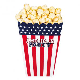 Popcorn-Tüten "American Party" 4er Pack
