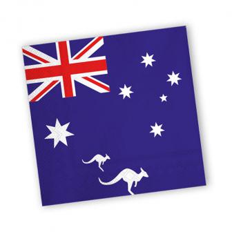 Servietten "Australische Flagge" 20er Pack