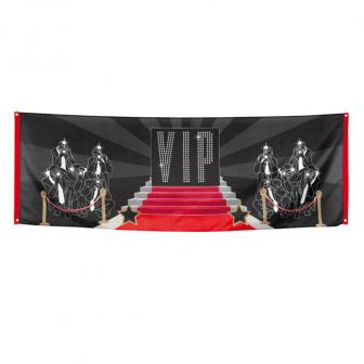 Stoff-Banner "VIP" 220 cm