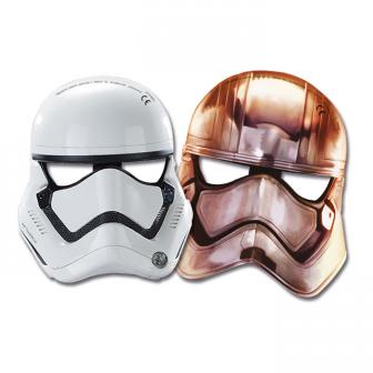 Storm Trooper Masken "Star Wars 7" 6er Pack