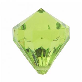 Streuteile "Farbenfrohe Diamanten" 6er Pack-grün