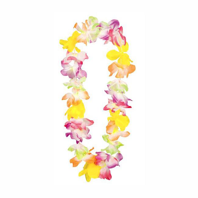Hawaii Blumenkette Sunny 90 cm g\u00fcnstig kaufen bei PartyDeko.de