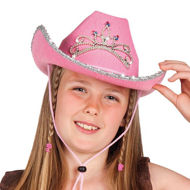 Cowboyhut Glamour Cowgirl für Kinder günstig kaufen bei