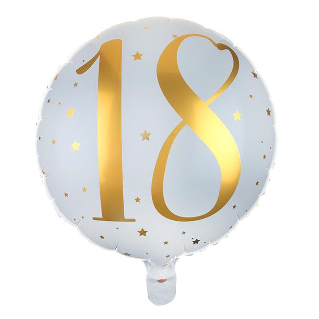 Ballon 18. Geburtstag, gold - PITTSBALLOON Shop, 3,95 €
