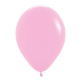 Einfarbige Luftballons Kunterbunt 8er Pack-rosa