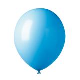 Einfarbige Luftballons 12er Pack-hellblau