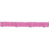 Einfarbige Wabenpapier-Girlande 360 cm-pink
