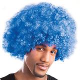 Afro Perücke-blau