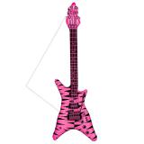 Aufblasbare Gitarre "Pink Punk" 107 cm