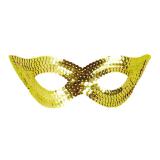 Augenmaske mit Pailletten "Glamour"-gold