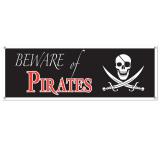 Banner "Beware of Pirates" 1,5 m