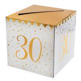 Brief- und Kartenbox 30. Geburtstag "Golden Times"