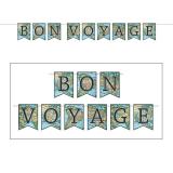 Buchstaben-Girlande Bon Voyage 1,52 m