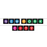 Buchstaben-Girlande New York City 183 cm
