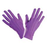 Einfarbige Handschuhe "Farbenfroh" 23 cm-lila