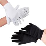 Einfarbige Handschuhe 23 cm