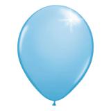 Einfarbige metallic Luftballons-10er Pack-hellblau