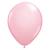 Einfarbige metallic Luftballons-10er Pack-rosa