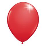 Einfarbige metallic Luftballons-100er Pack-rot
