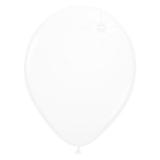 Einfarbige metallic Luftballons-50er Pack-weiß