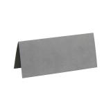 Einfarbige Tischkarten 10er Pack-grau
