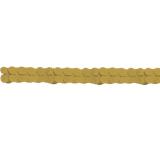 Einfarbige Wabenpapier-Girlande 360 cm-gold
