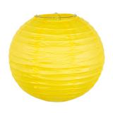 Einfarbiger Lampion "Farbenpracht" 25 cm-gelb