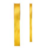 Einfarbiges Satin Deko-Band-gold-15 mm