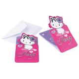 Charmmy Kitty Einladungskarten mit Umschlag 6er Pack