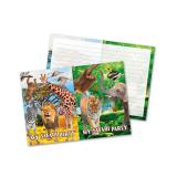 Einladungskarten "Wildes Safarileben" 8er Pack