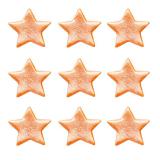 Essbare Kuchendeko "Sterne in Roségold" 9er Pack