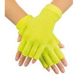 Fingerlose Handschuhe-neongelb
