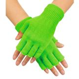 Fingerlose Handschuhe-neongrün