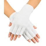 Fingerlose Handschuhe-weiß
