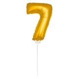 Folien-Ballon "Goldene Zahl" inkl. Stab 36 cm-7