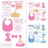 Foto-Accessoires "1st Birthday Party" 14-tlg.