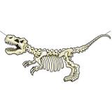 Girlande "T-Rex Skelett" 152 cm